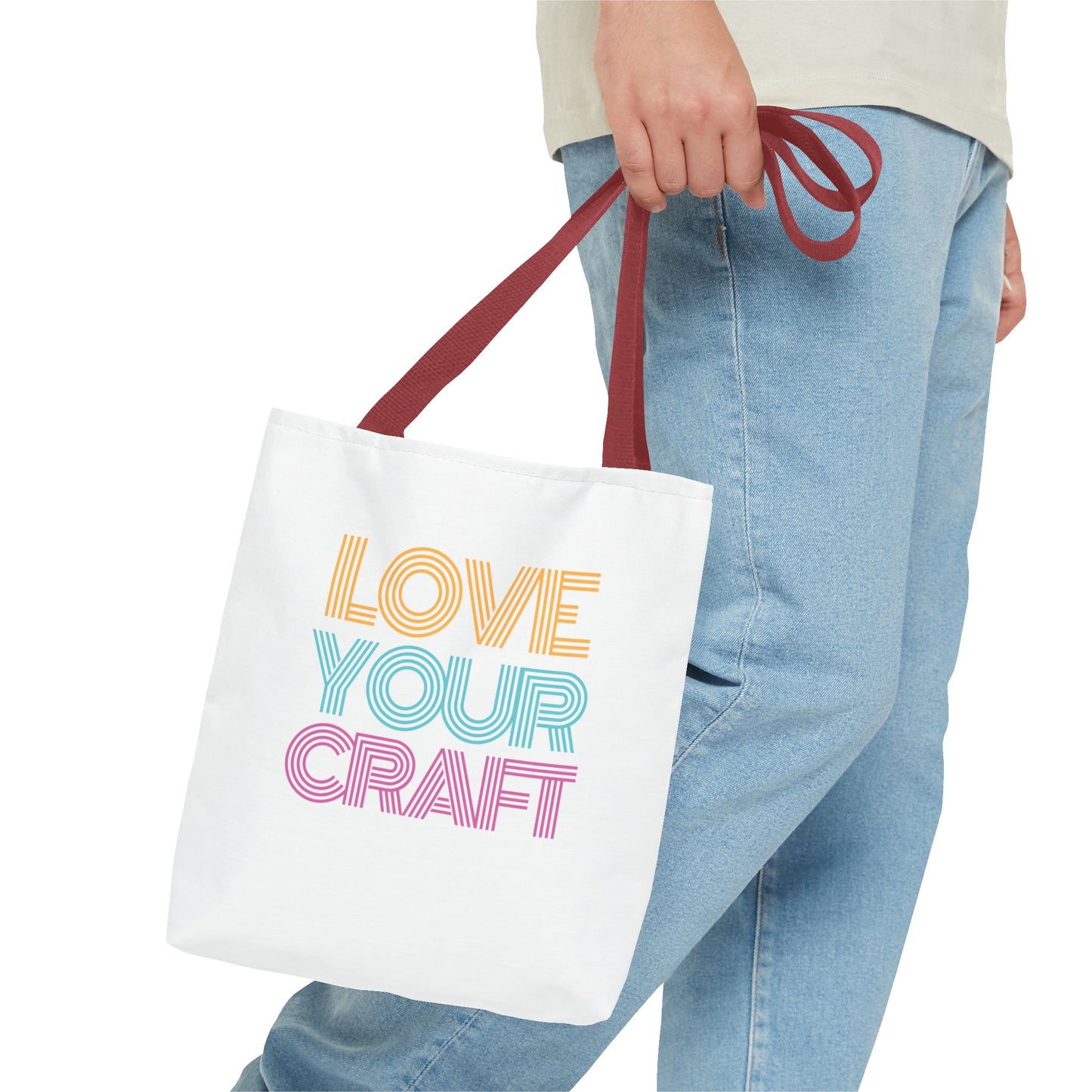 Tote Bag Love Your Craft Design